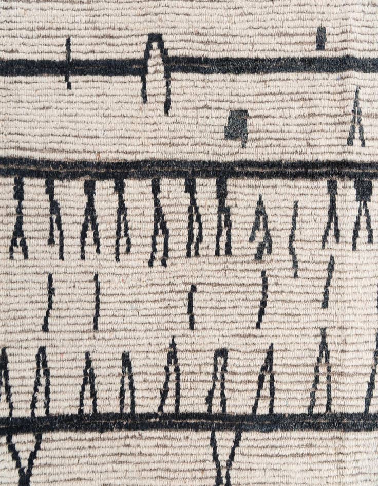 Detail image of 9' 3 x 11' 8  Hand Knotted Moroccan Wool Rug