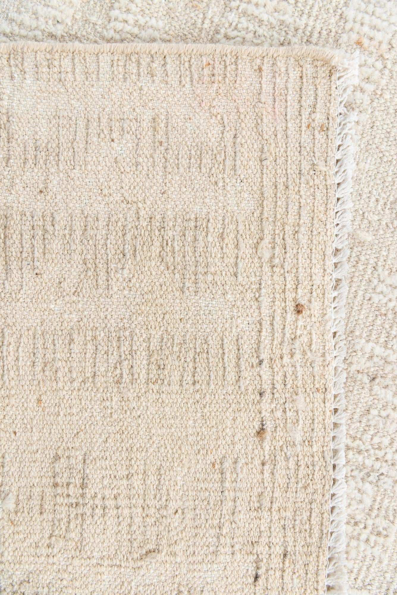 8' 5 x 10' Hand Knotted Moroccan Wool Rug
