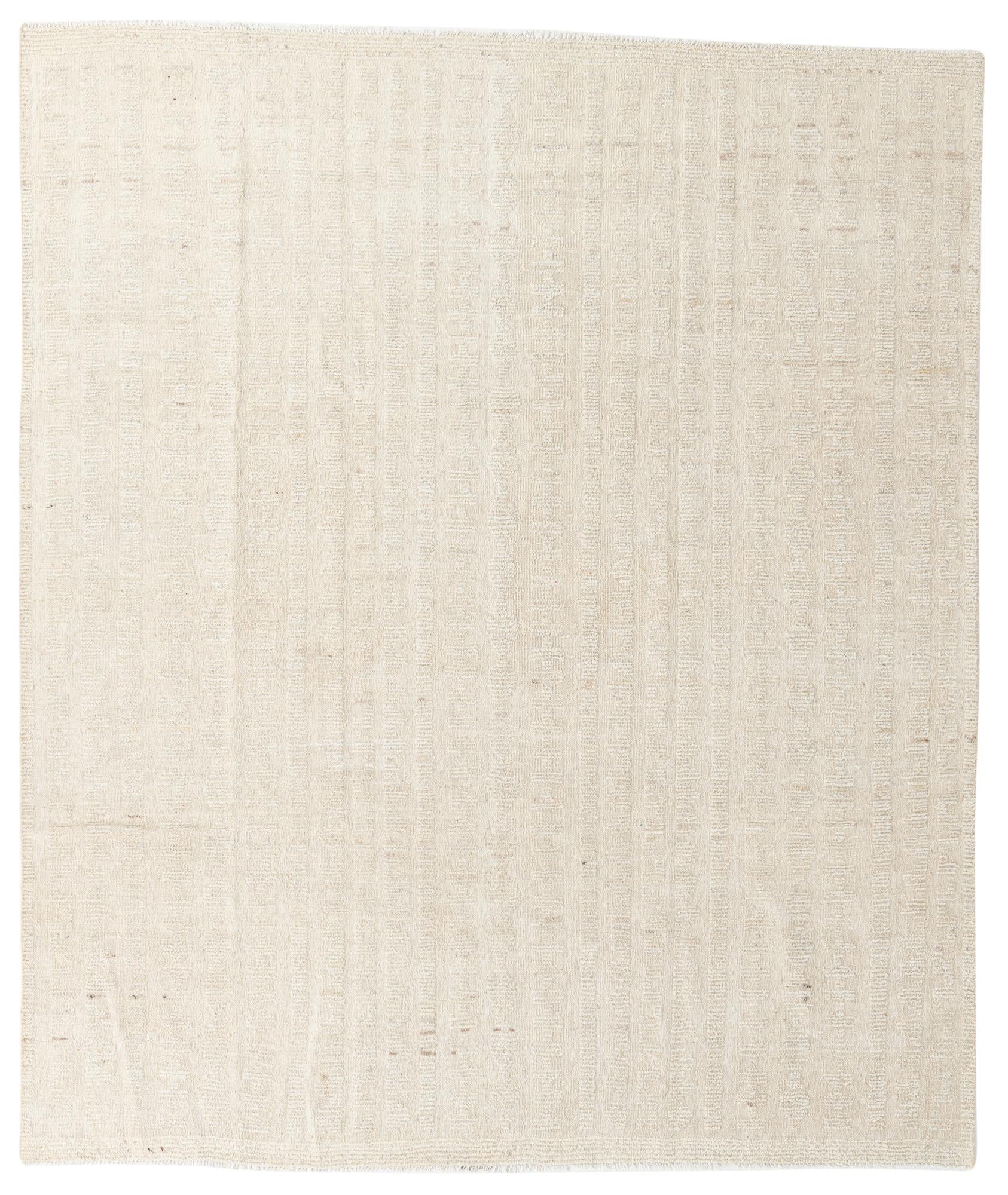 8' 5 x 10' Hand Knotted Moroccan Wool Rug