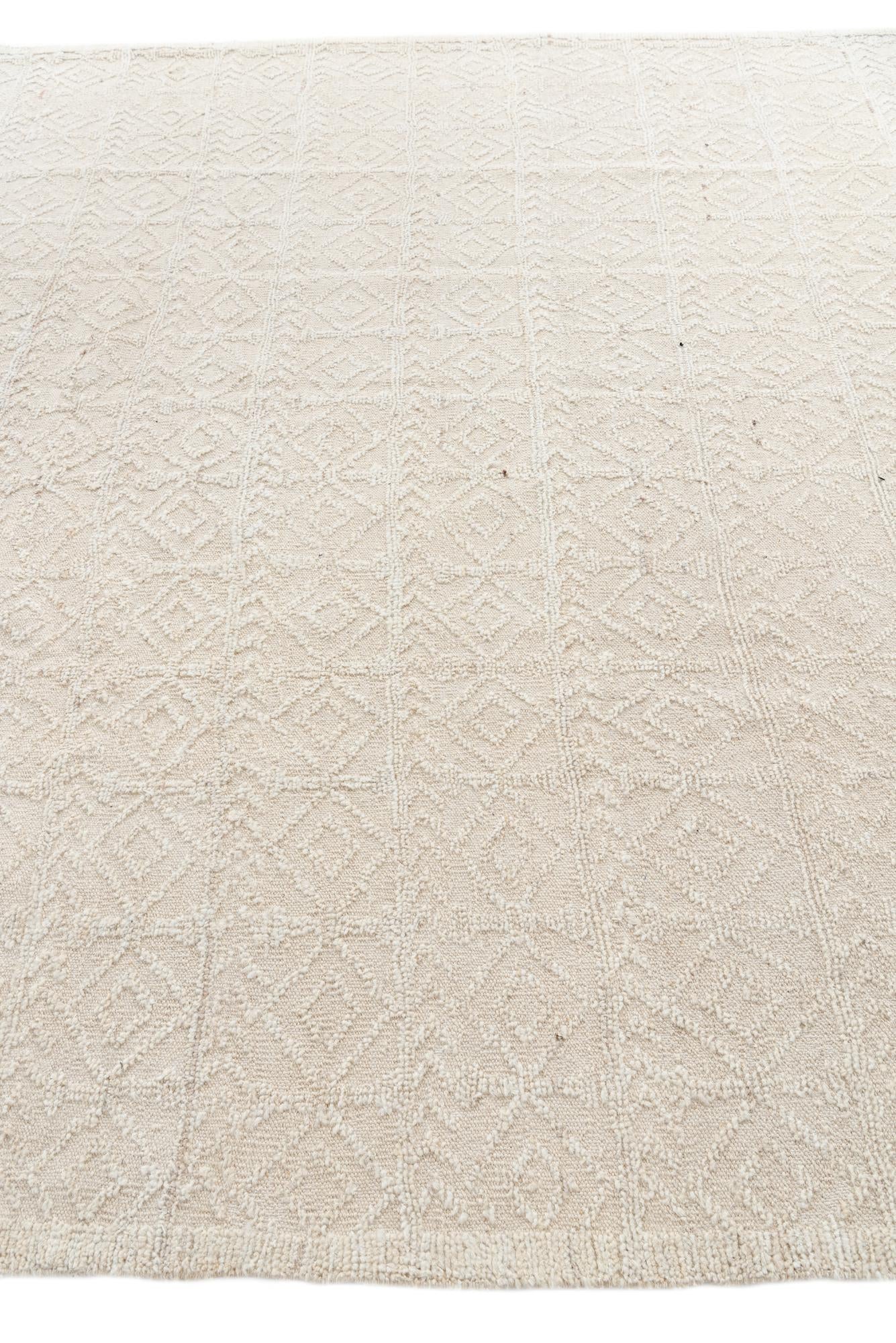 8' 3 x 10' 2 Hand Knotted Moroccan Wool Rug