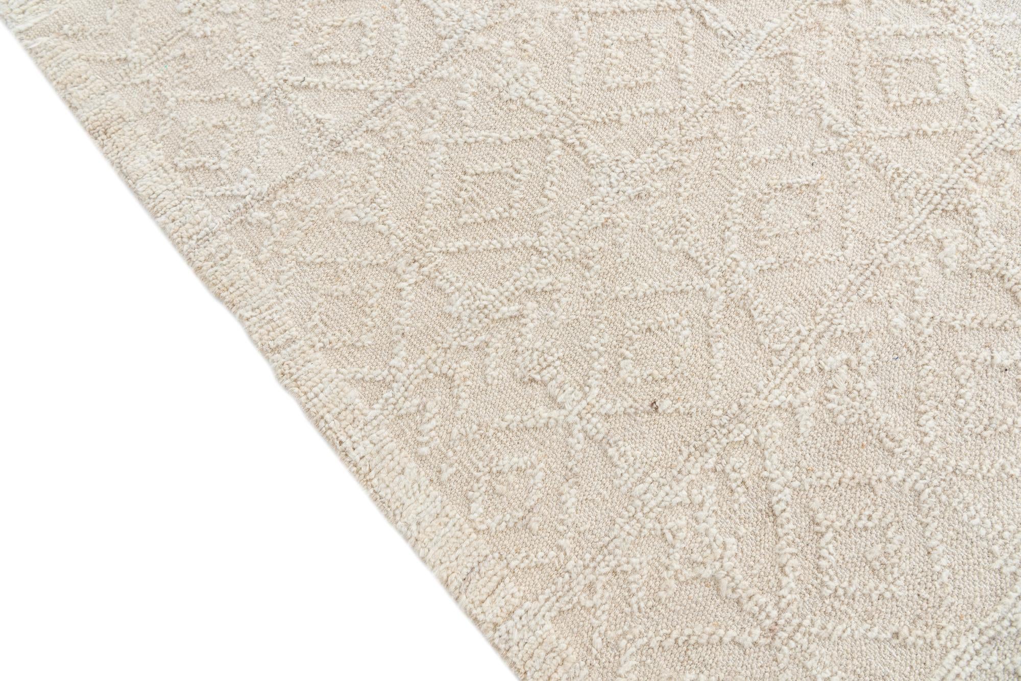 8' 3 x 10' 2 Hand Knotted Moroccan Wool Rug