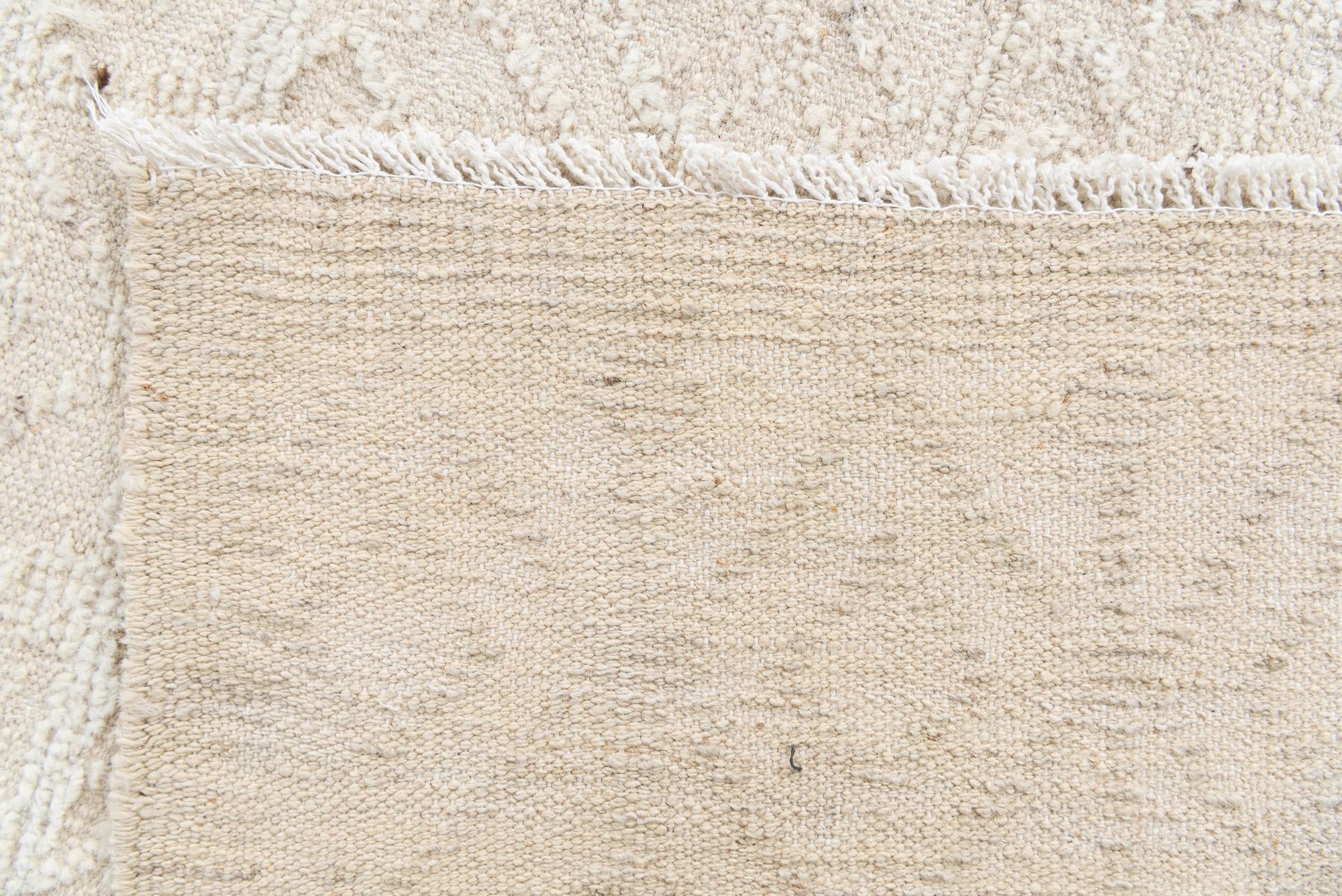 8' 3 x 10' 2 Hand Knotted Moroccan Wool Rug
