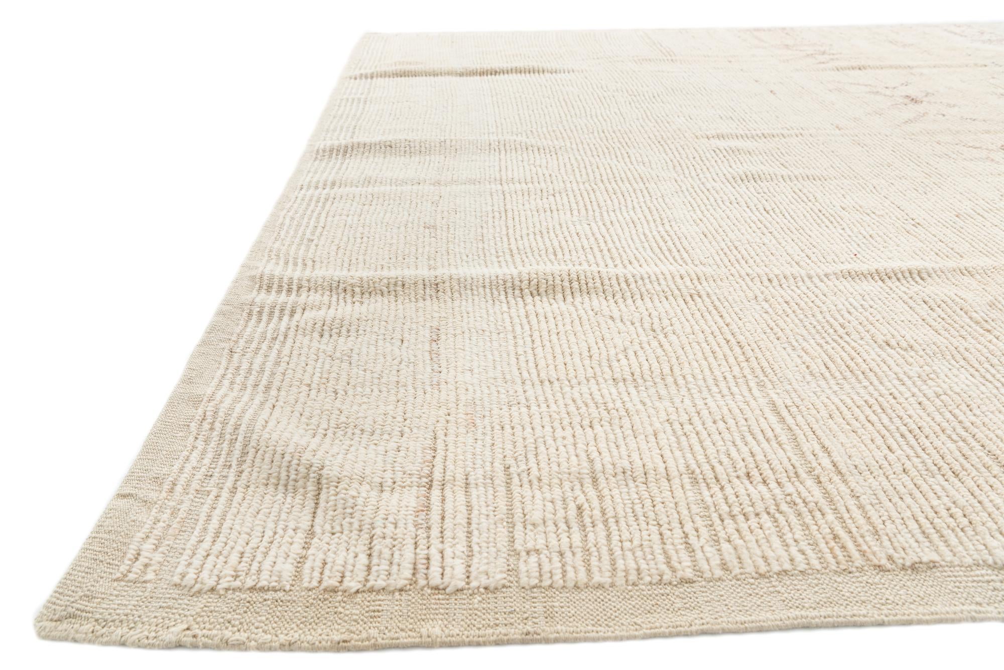 8' 3 x 9' 10 Hand Knotted Moroccan Wool Rug