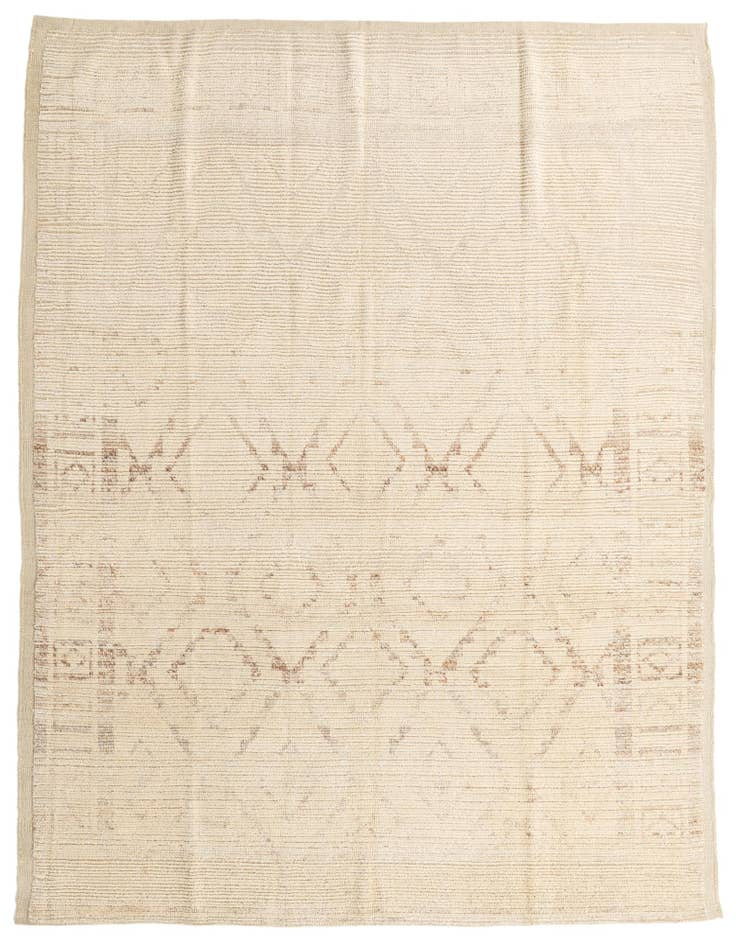 Detail image of 8' 3 x 9' 10 Hand Knotted Moroccan Wool Rug