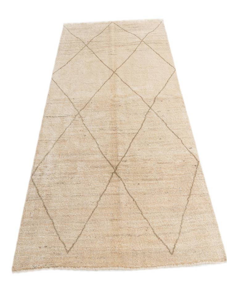 Detail image of 5' x 6' 6  Hand Knotted Moroccan Wool Rug