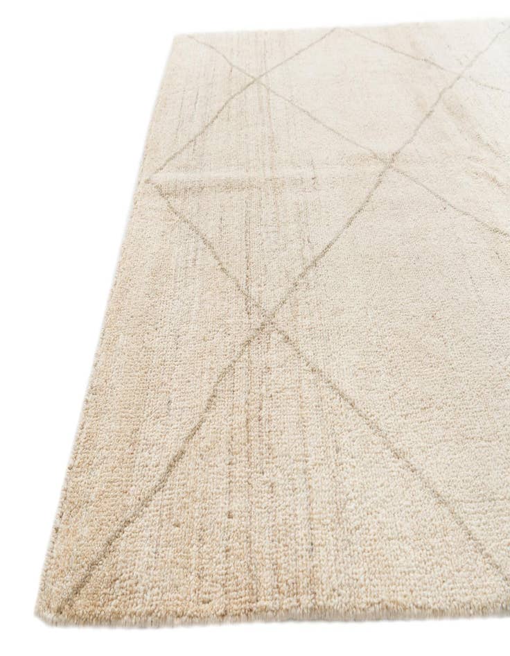 Detail image of 5' x 6' 6  Hand Knotted Moroccan Wool Rug