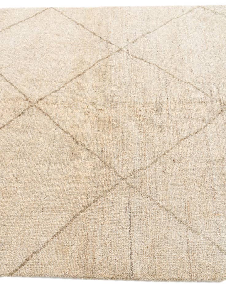 Detail image of 5' x 6' 6  Hand Knotted Moroccan Wool Rug