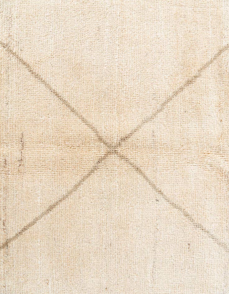 Detail image of 5' x 6' 6  Hand Knotted Moroccan Wool Rug