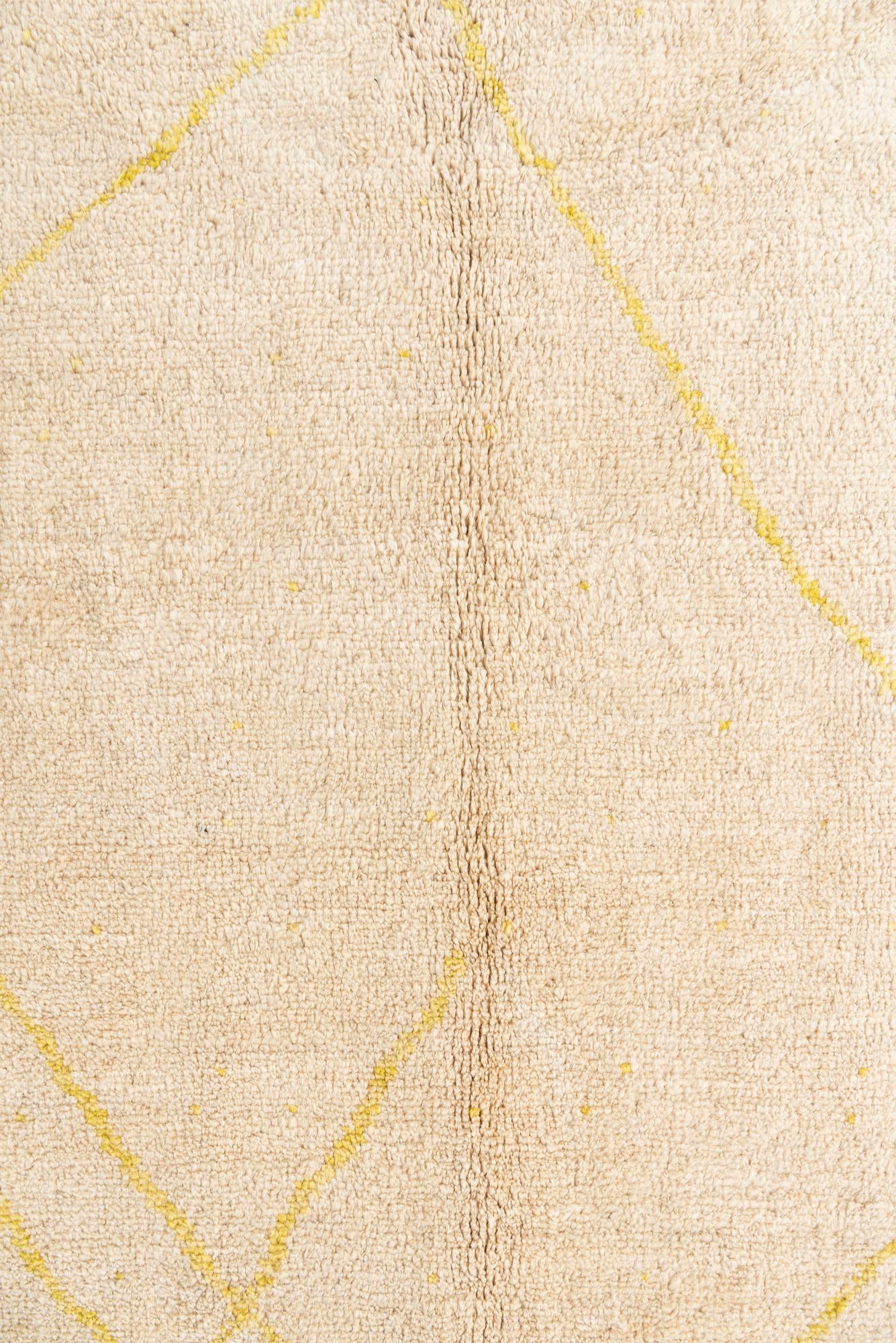 5' 7 x 7' 9 Hand Knotted Moroccan Wool Rug