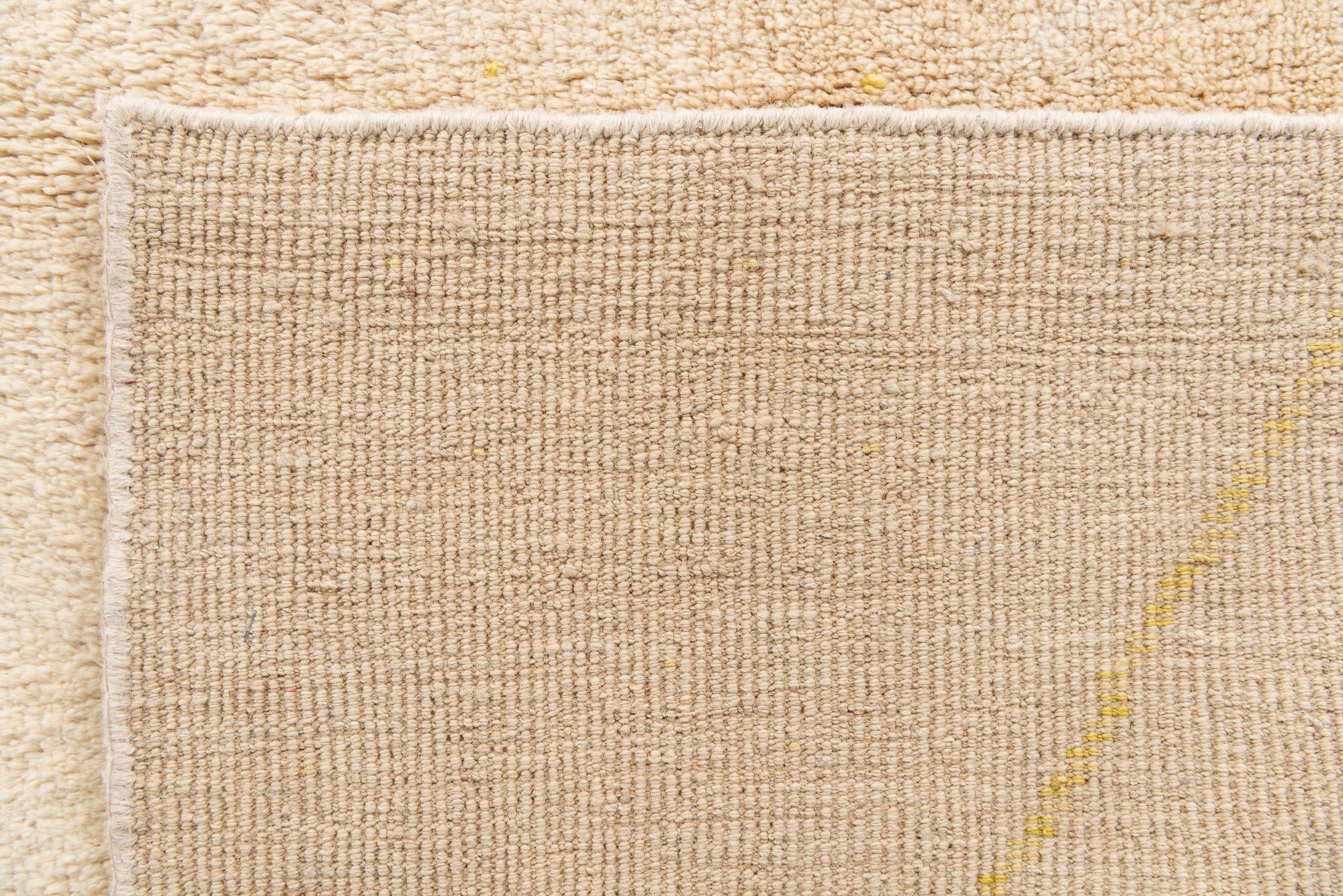 5' 7 x 7' 9 Hand Knotted Moroccan Wool Rug
