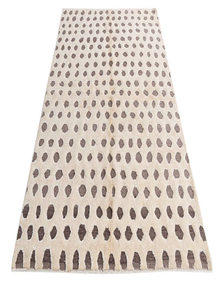 Detail image of 5' 5 x 7' 9  Hand Knotted Moroccan Wool Rug