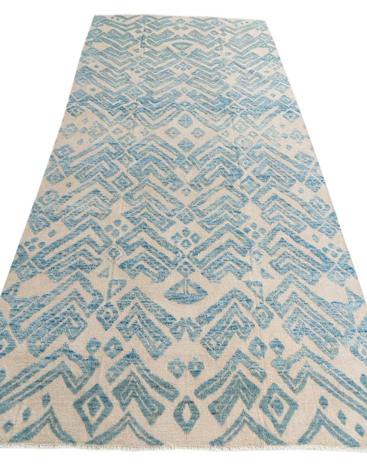 Detail image of 9' x 12' Hand Knotted Moroccan Wool Rug