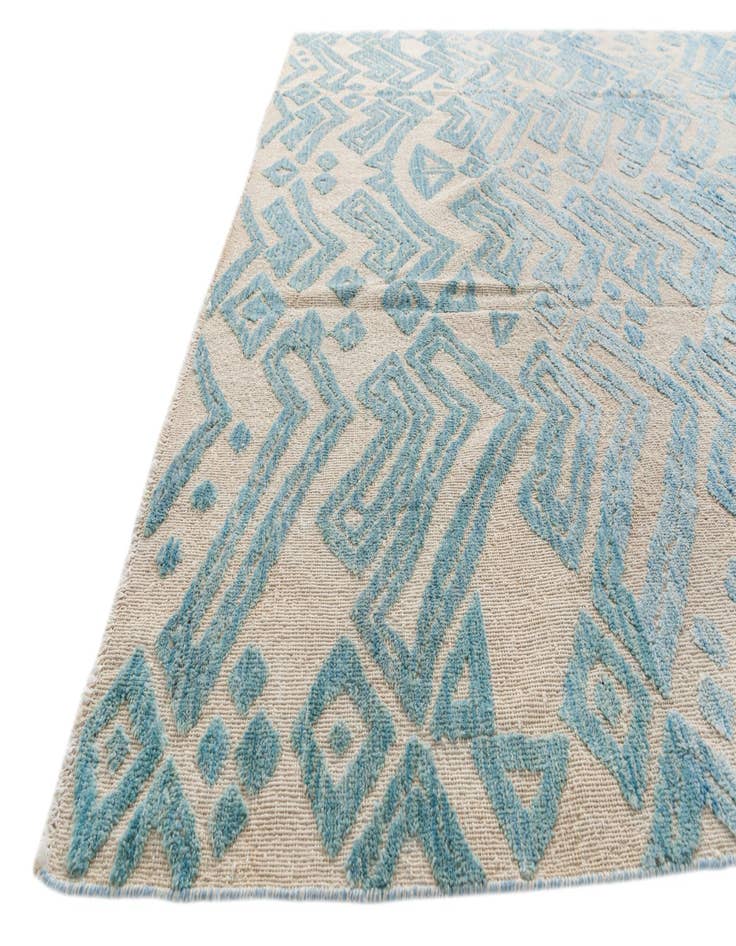 Detail image of 9' x 12' Hand Knotted Moroccan Wool Rug