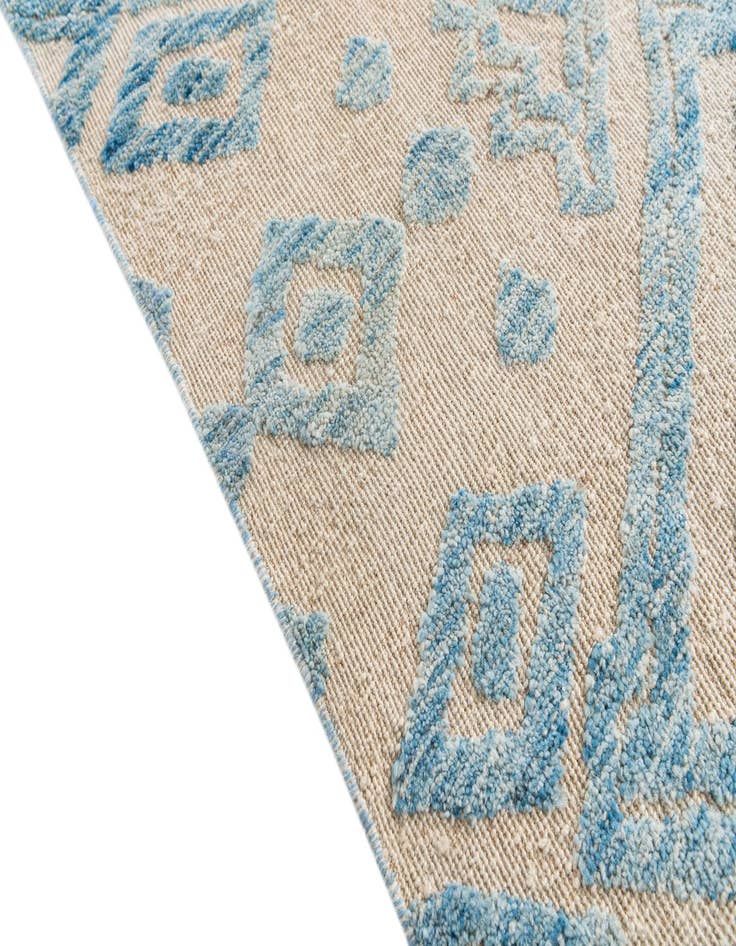 Detail image of 9' x 12' Hand Knotted Moroccan Wool Rug