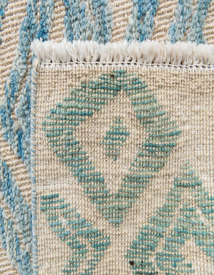 Detail image of 9' x 12' Hand Knotted Moroccan Wool Rug