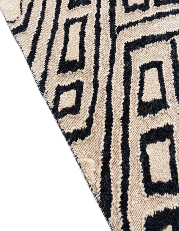 Detail image of 8' 1 x 9' 4 Hand Knotted Moroccan Wool Rug