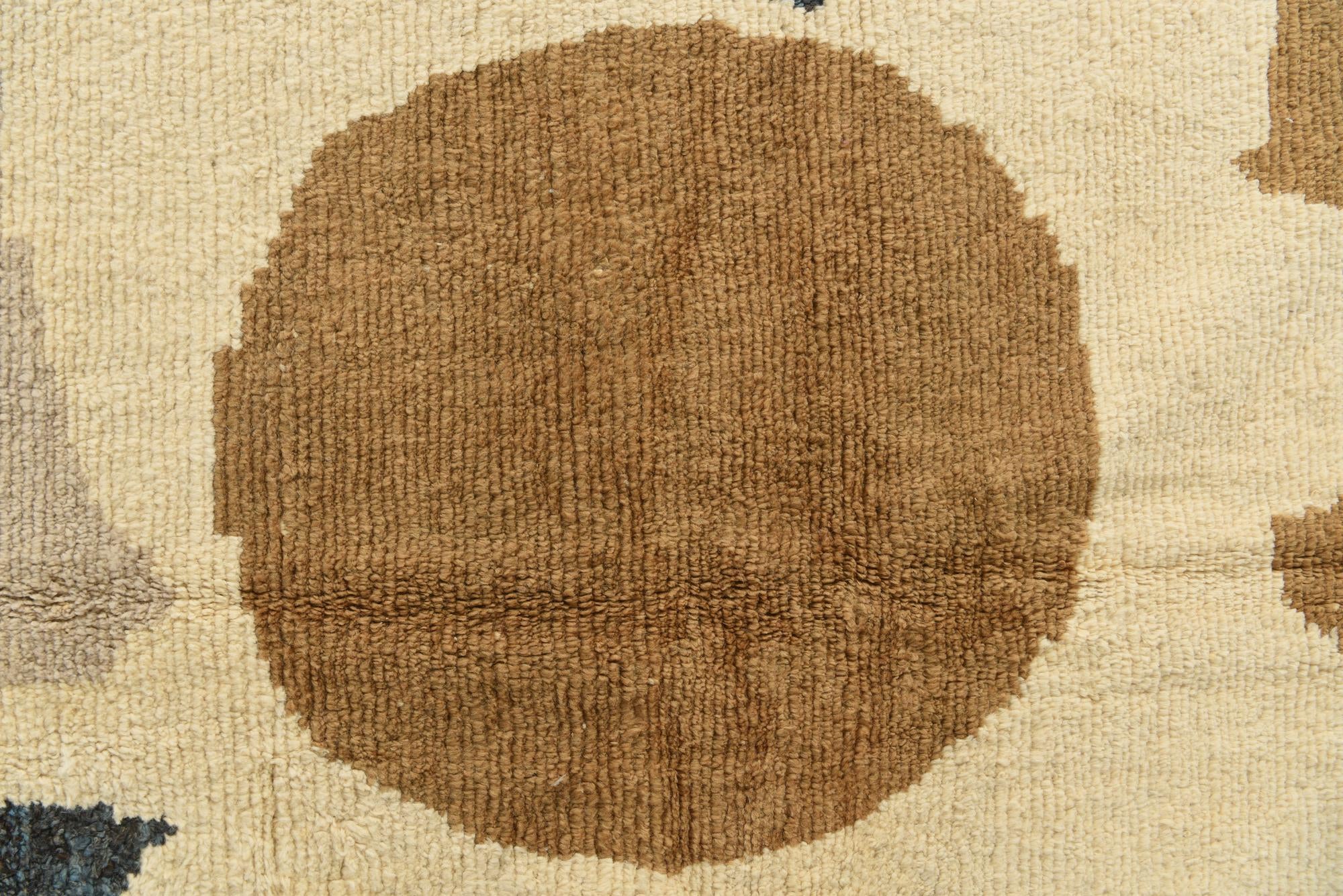 10' 5 x 14' 1 Hand Knotted Moroccan Wool Rug