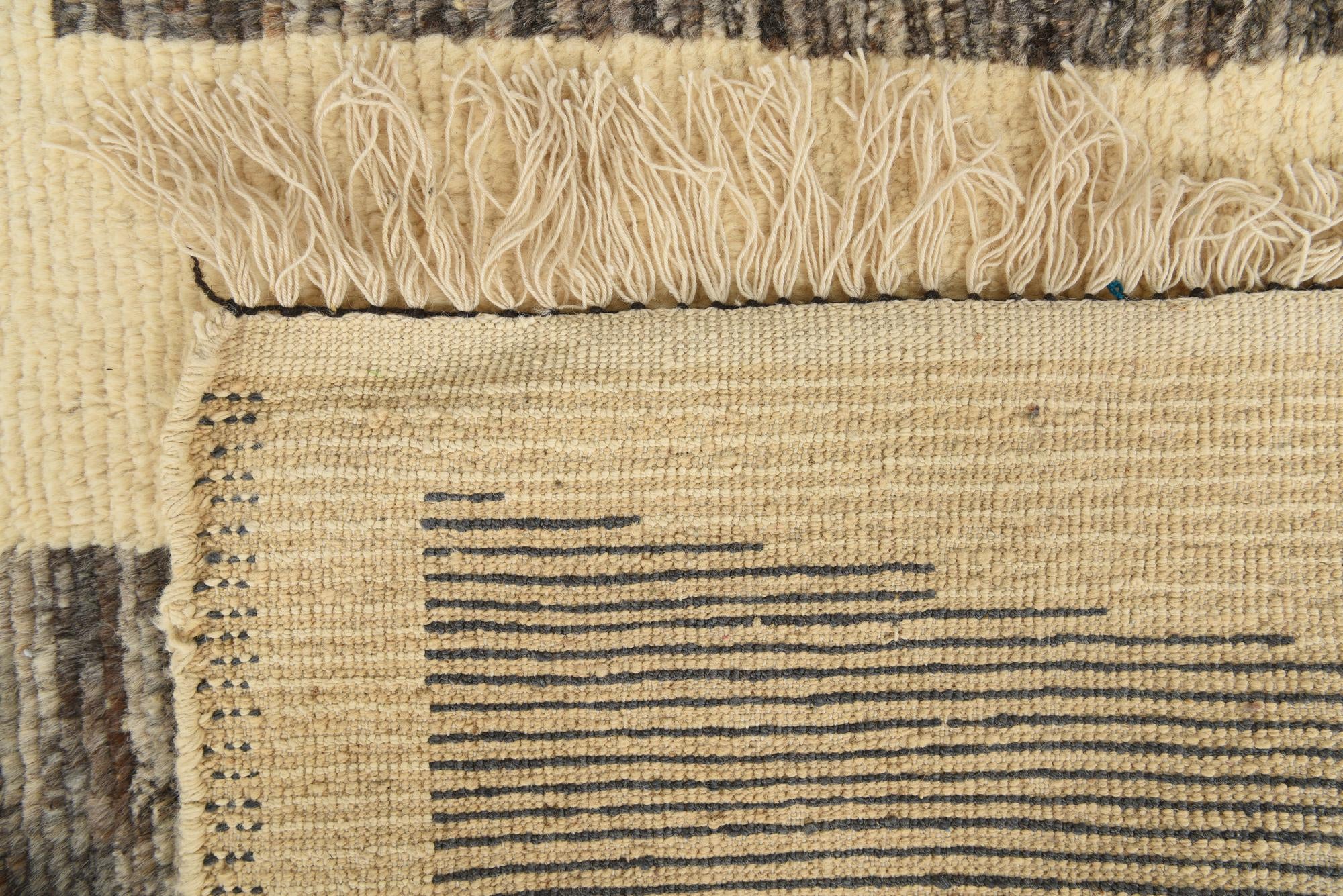 10' 5 x 14' 1 Hand Knotted Moroccan Wool Rug