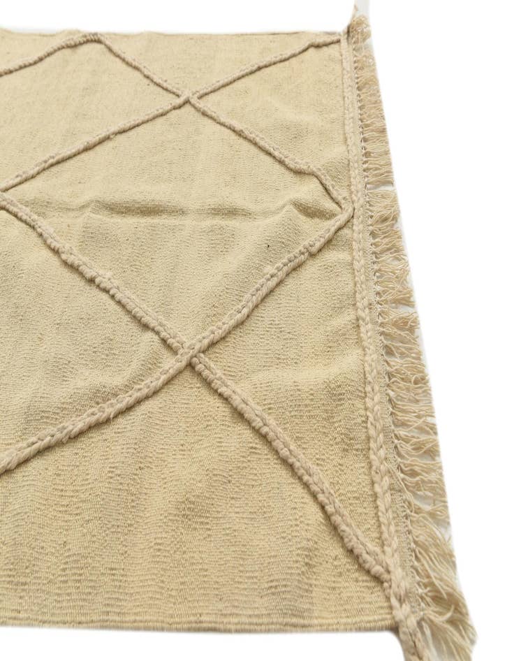 Detail image of 3' 6 x 4' 9  Hand Woven Moroccan Wool Rug