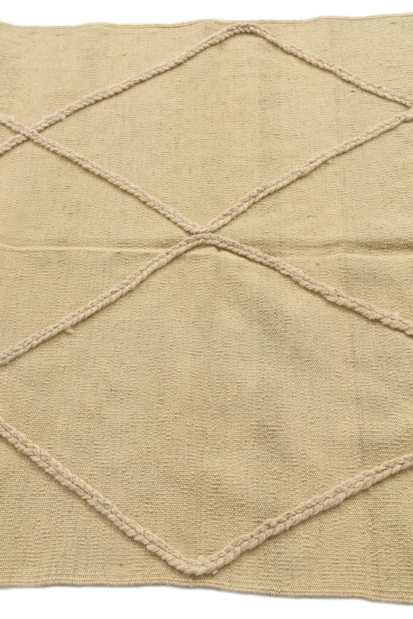 3' 6 x 4' 9 Hand Woven Moroccan Wool Rug