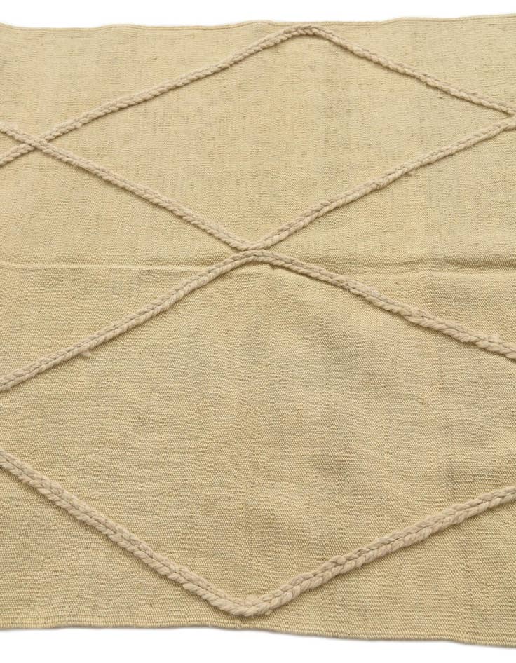 Detail image of 3' 6 x 4' 9  Hand Woven Moroccan Wool Rug