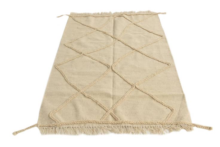 Detail image of 3' 5 x 5' Hand Woven Moroccan Wool Rug