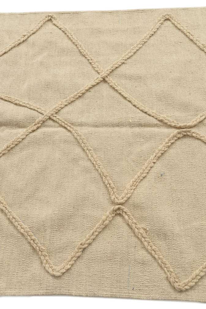 3' 5 x 5' Hand Woven Moroccan Wool Rug