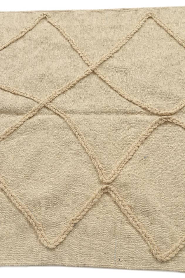 Detail image of 3' 5 x 5' Hand Woven Moroccan Wool Rug