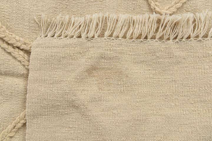 3' 5 x 5' Hand Woven Moroccan Wool Rug