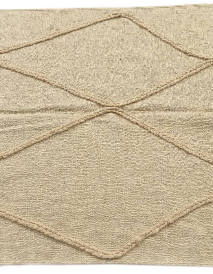 Detail image of 3' 5 x 5'  Hand Woven Moroccan Wool Rug