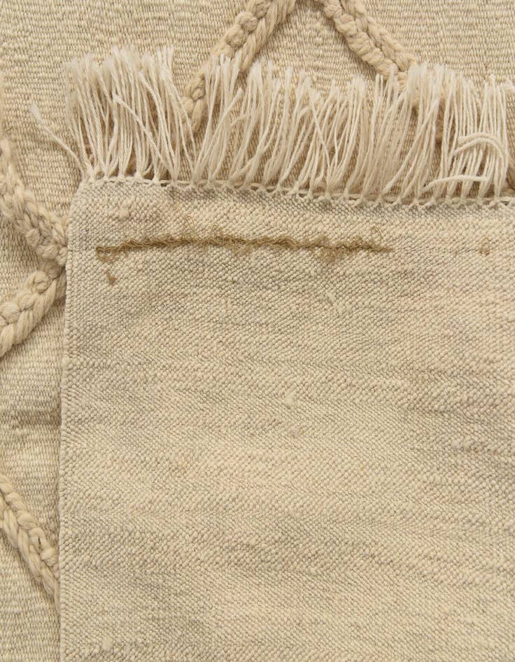 Detail image of 3' 5 x 5'  Hand Woven Moroccan Wool Rug