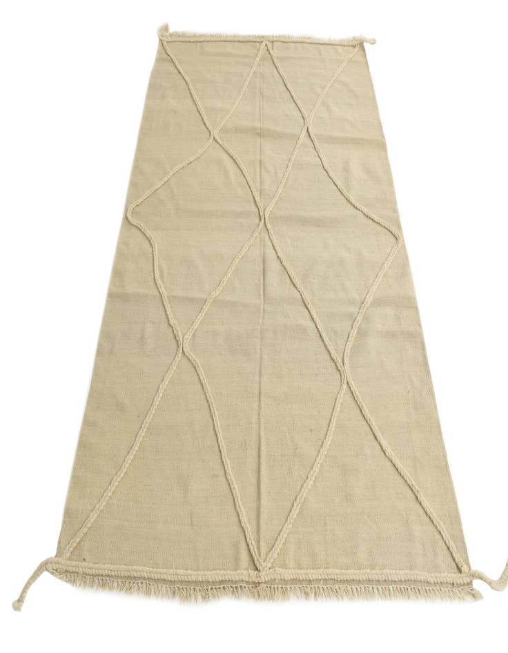 Detail image of 4' 10 x 6' 10  Hand Woven Moroccan Wool Rug