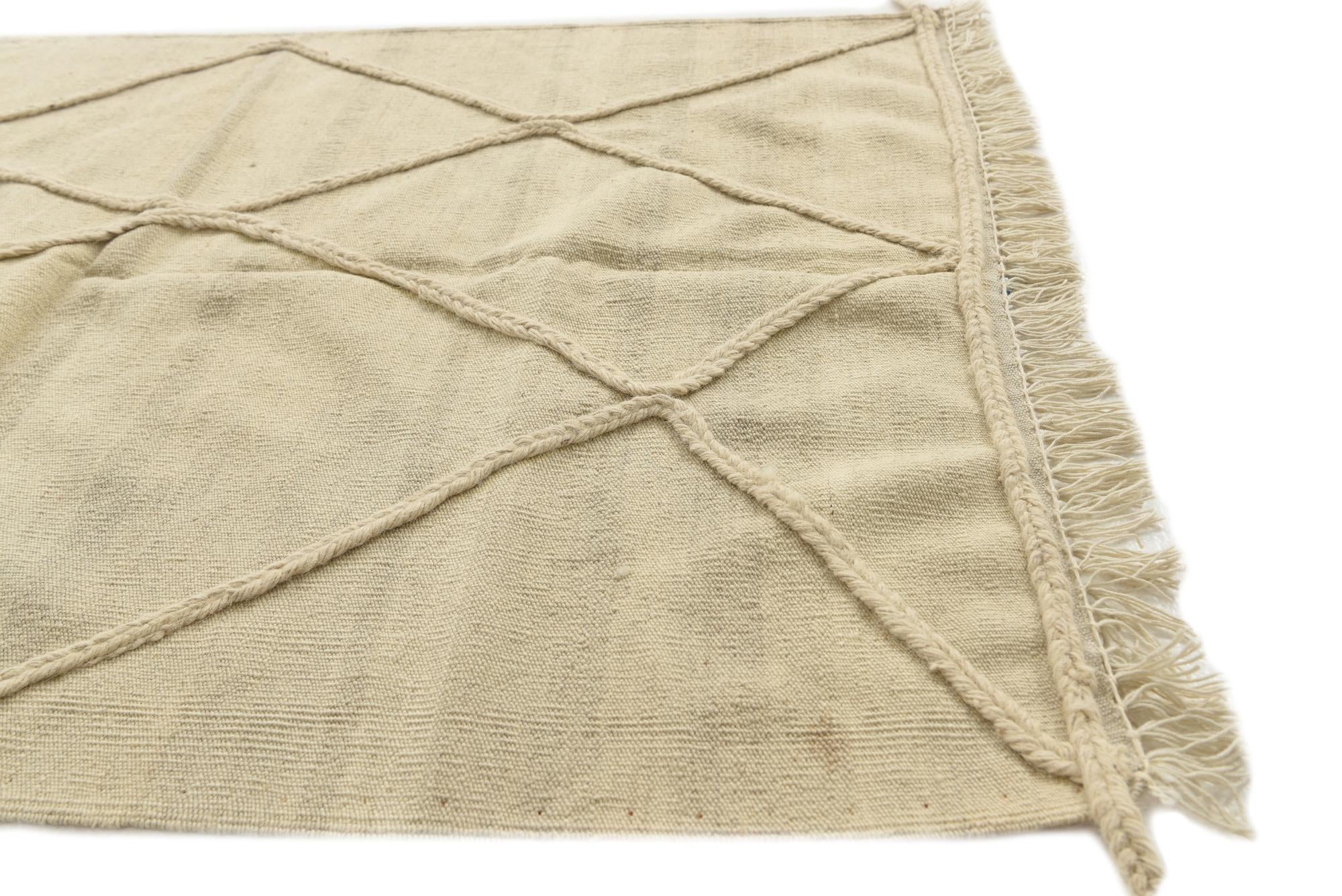 3' 6 x 5' Hand Woven Moroccan Wool Rug