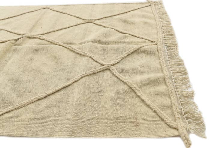 Detail image of 3' 6 x 5' Hand Woven Moroccan Wool Rug