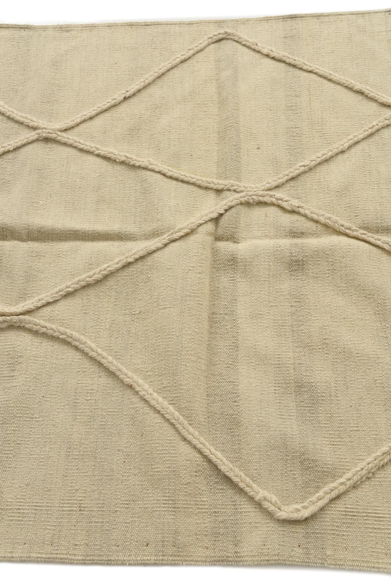 3' 6 x 5' Hand Woven Moroccan Wool Rug