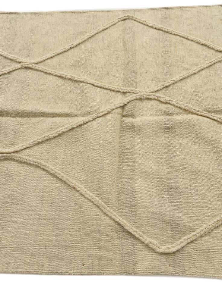 Detail image of 3' 6 x 5'  Hand Woven Moroccan Wool Rug