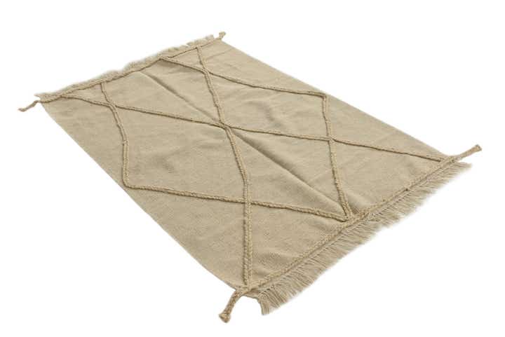 3' 4 x 5' Hand Woven Moroccan Wool Rug