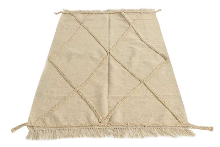 3' 4 x 5' Hand Woven Moroccan Wool Rug