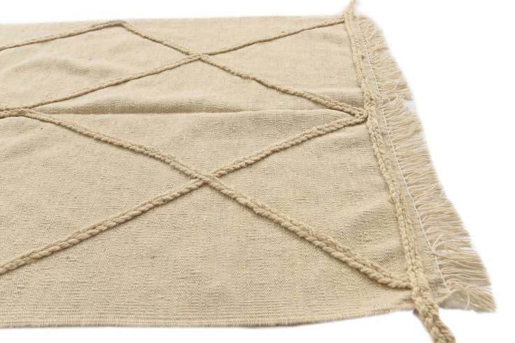 Detail image of 3' 4 x 5' Hand Woven Moroccan Wool Rug