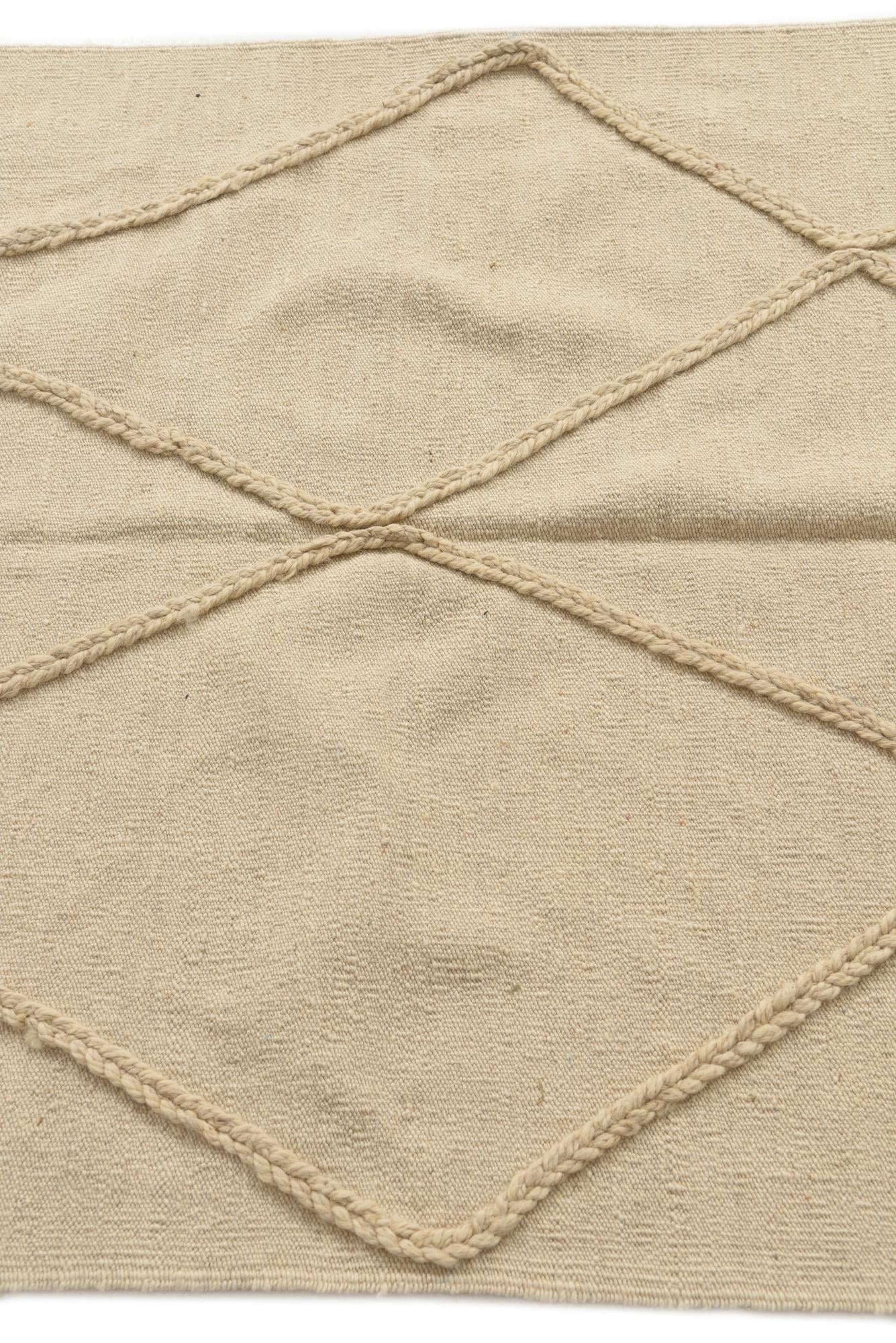 3' 4 x 5' Hand Woven Moroccan Wool Rug