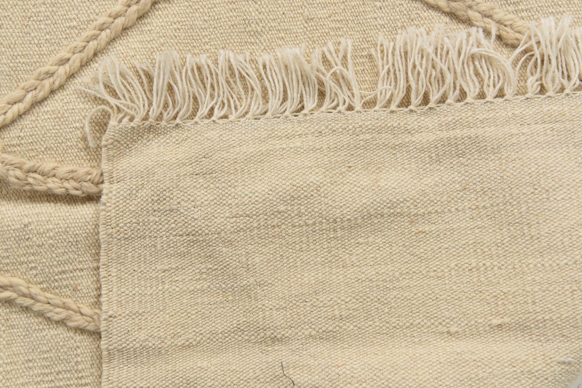 3' 9 x 4' 10 Hand Woven Moroccan Wool Rug