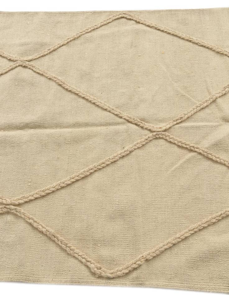 Detail image of 3' 5 x 5'  Hand Woven Moroccan Wool Rug