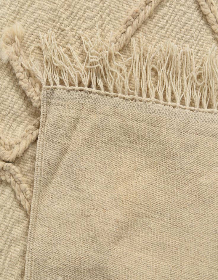 Detail image of 3' 5 x 5'  Hand Woven Moroccan Wool Rug