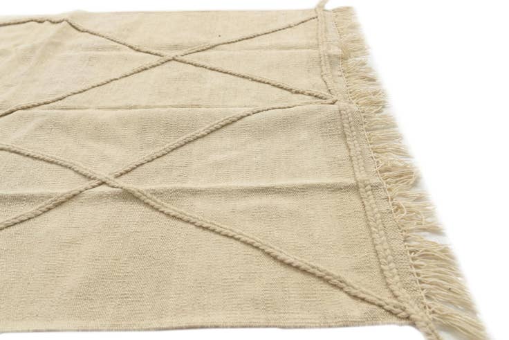 Detail image of 3' 3 x 5' 2 Hand Woven Moroccan Wool Rug