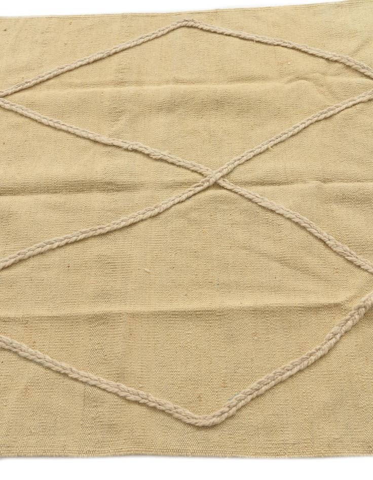 Detail image of 3' 5 x 5'  Hand Woven Moroccan Wool Rug