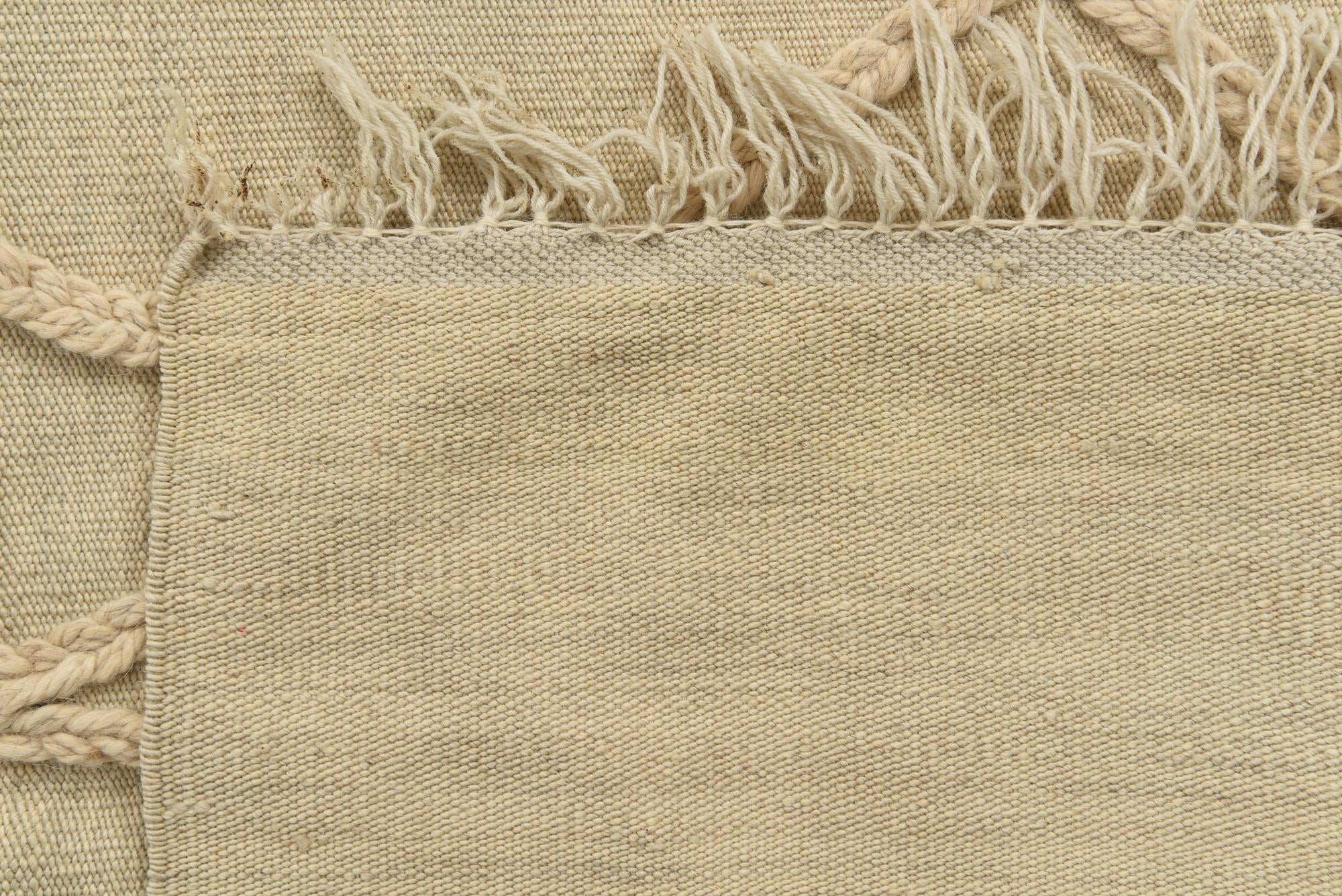3' 5 x 5' 1 Hand Knotted Moroccan Wool Rug