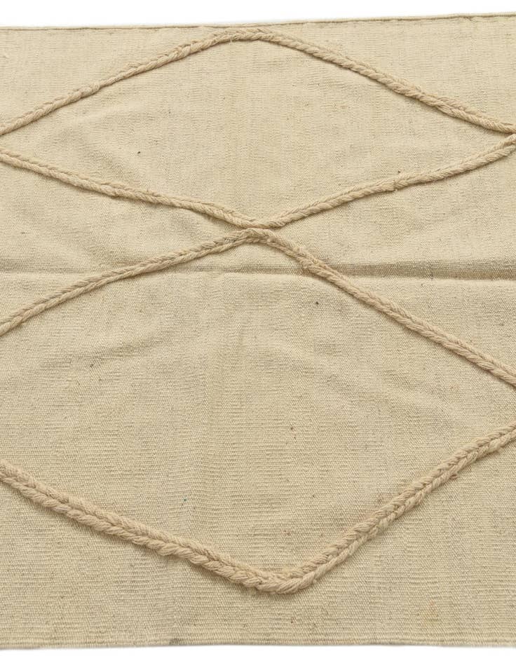 Detail image of 3' 6 x 5'  Hand Knotted Moroccan Wool Rug