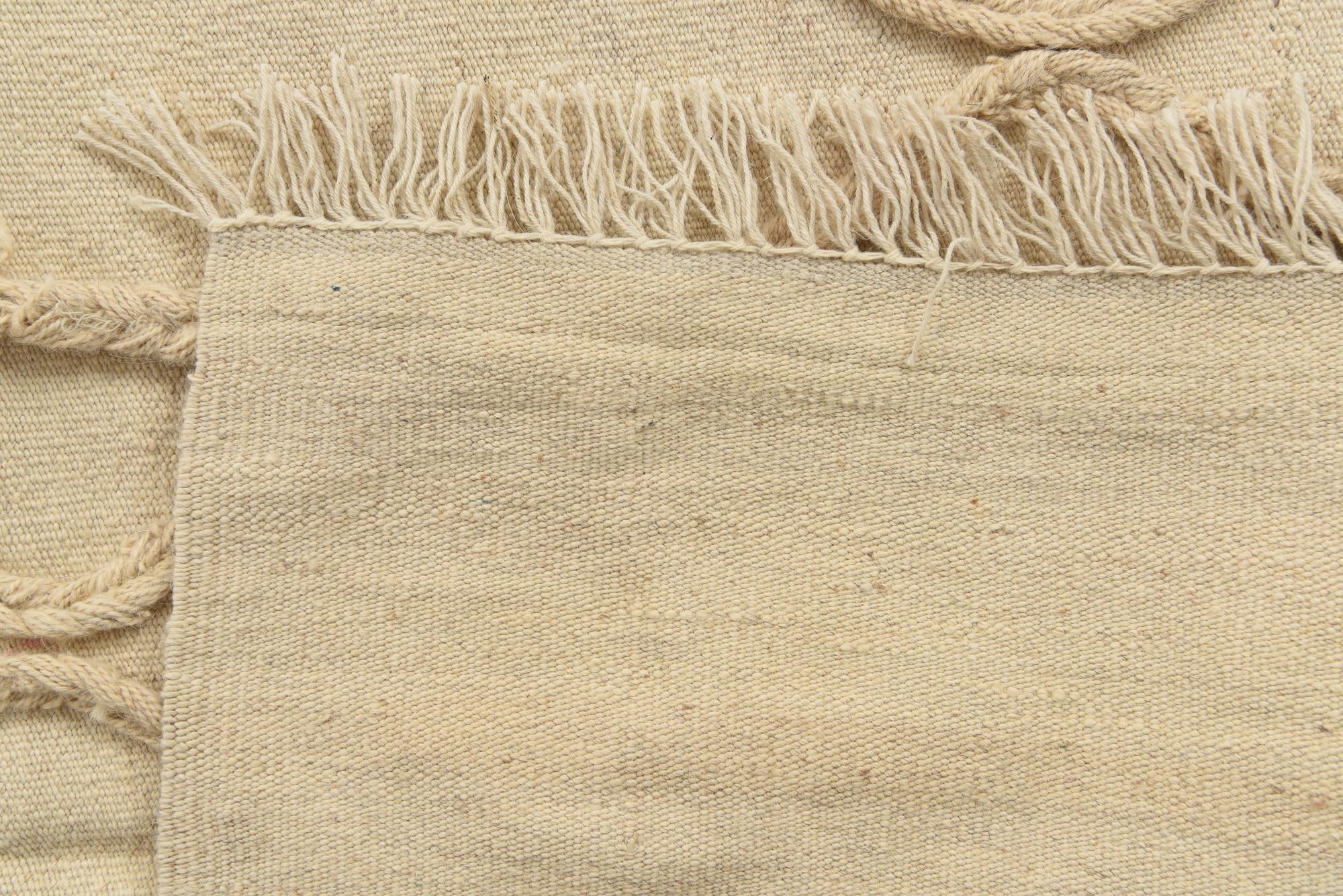 3' 6 x 5' Hand Knotted Moroccan Wool Rug