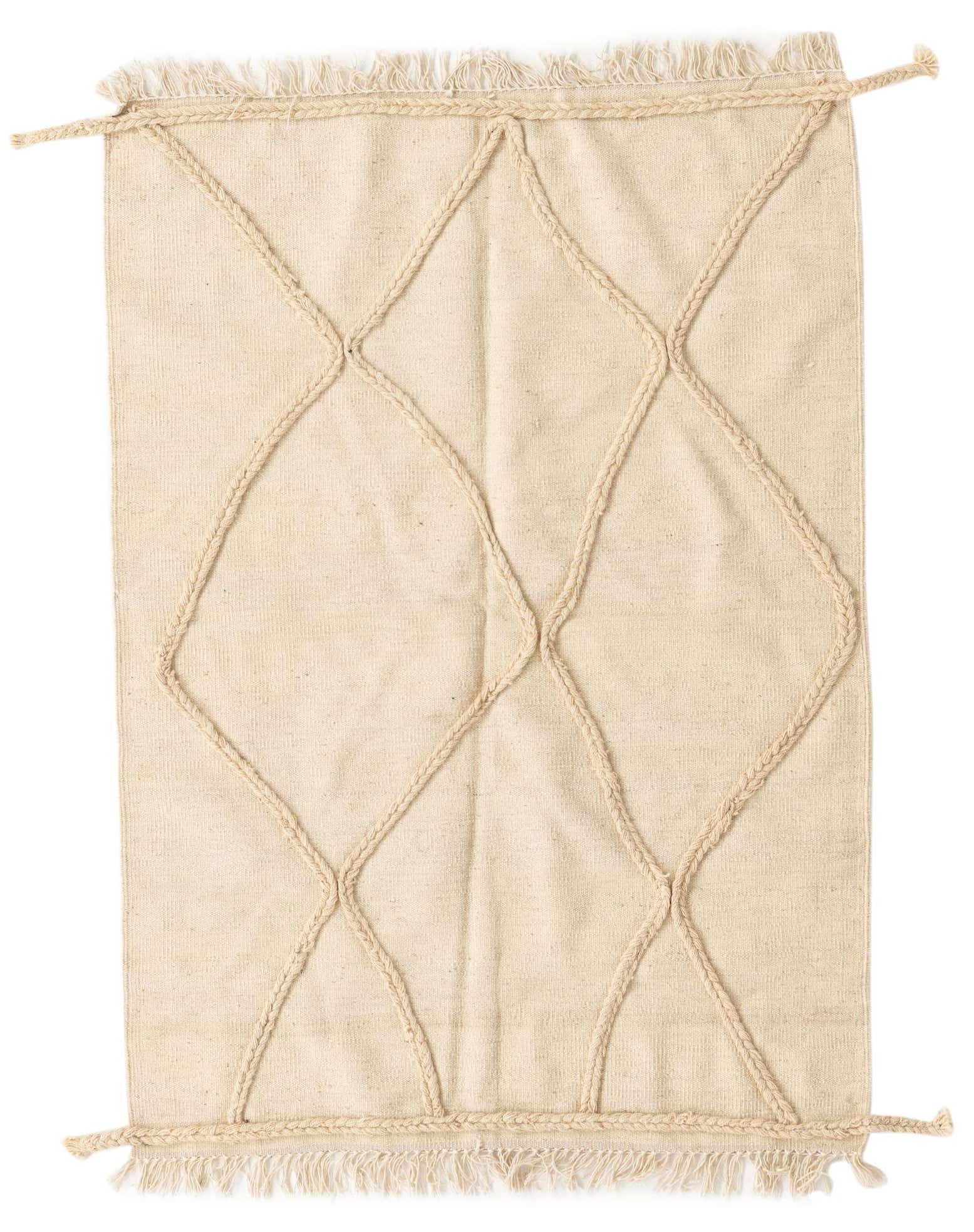 3' 6 x 5' Hand Knotted Moroccan Wool Rug