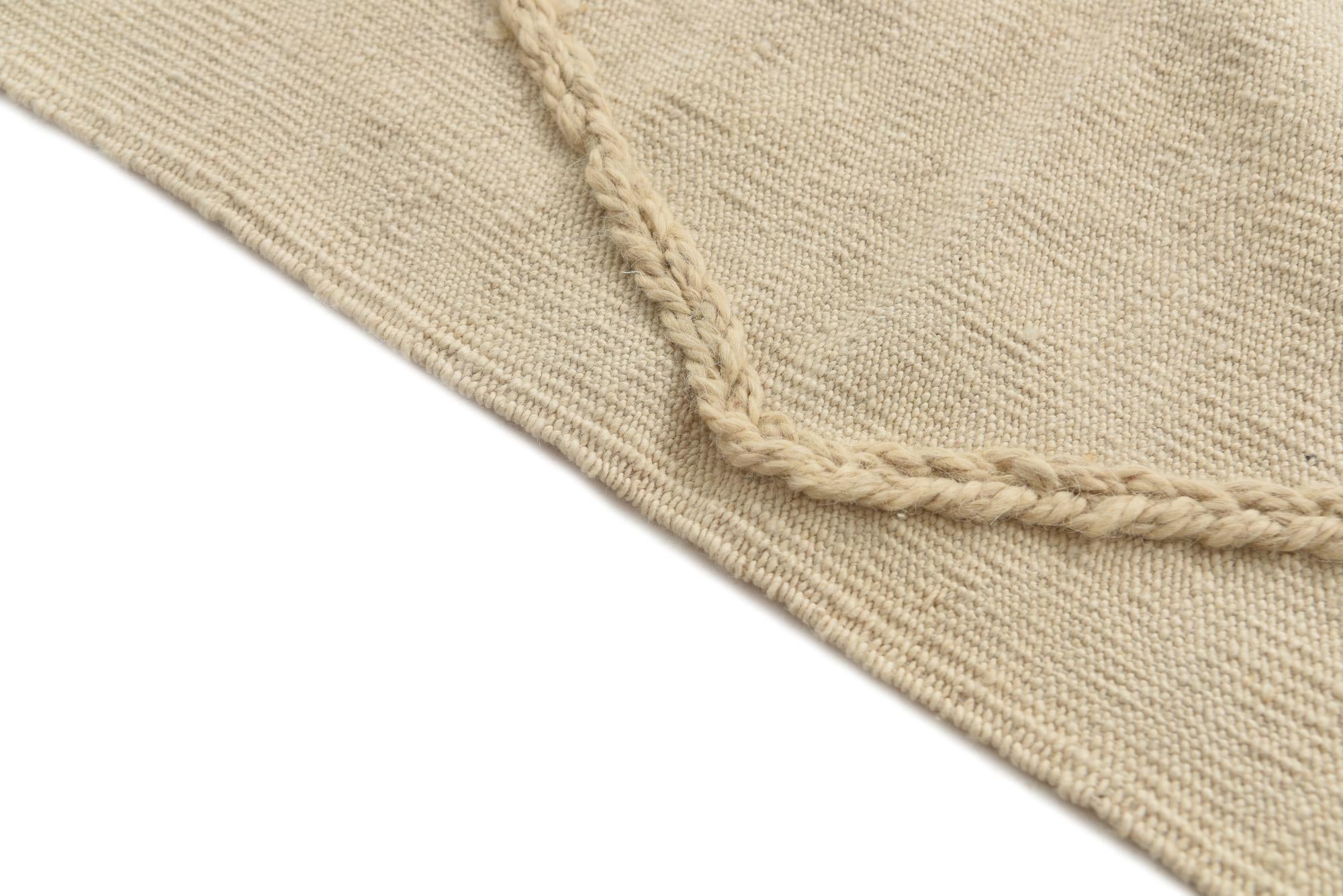 3' 5 x 4' 6 Hand Knotted Moroccan Wool Rug